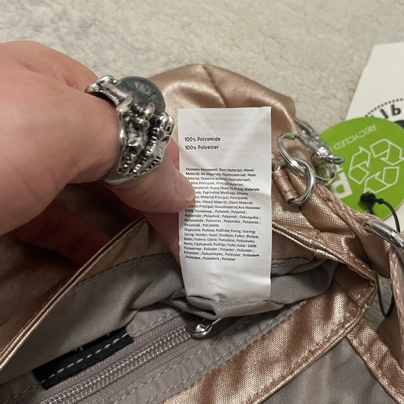 NWT Kipling Sabian Mini Crossbody Bag Metallic Rose Gold 7.75''x 5.75'' x 3.25'' - Picture 12 of 12